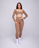 OUTGOING Long sleeve Crop Top