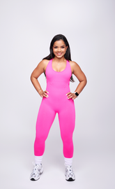RESILIENT Seamless Crossed Back Jumpsuit
