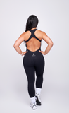 RESILIENT Seamless Crossed Back Jumpsuit