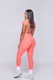 CURVY Open Back Crop Top